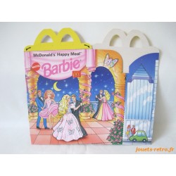 Boite "Happy Meal" Mc Donald's Barbie / Hot Wheels