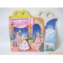 Boite "Happy Meal" Mc Donald's Barbie / Hot Wheels