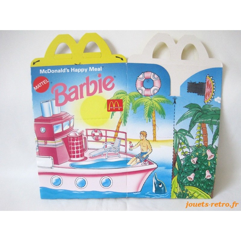 Boite "Happy Meal" Mc Donald's Barbie / Hot Wheels Attack Pack