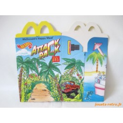Boite "Happy Meal" Mc Donald's Barbie / Hot Wheels Attack Pack