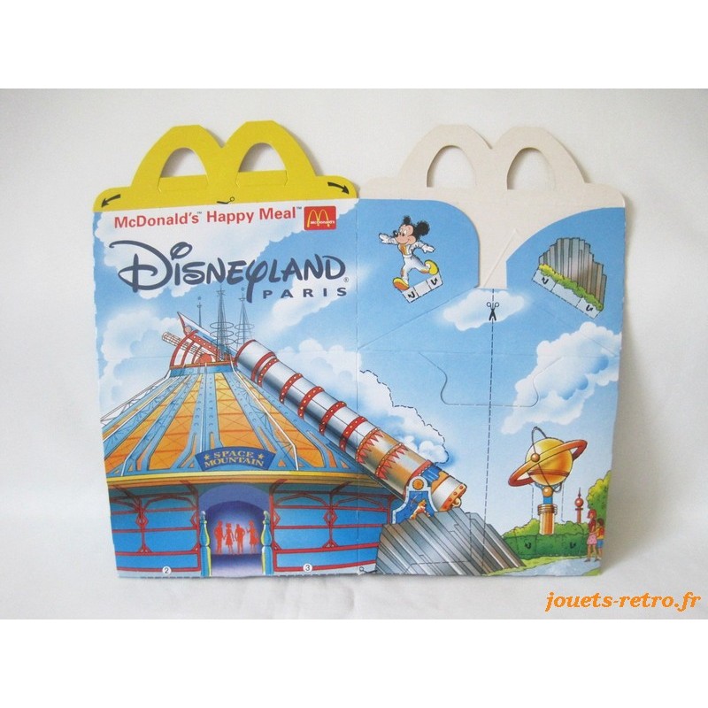 Boite "Happy Meal" Mc Donald's Disneyland Paris