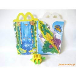 Boite "Happy Meal" Mc Donald's Dinosaure avec jouet