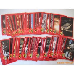 Lot de 108 cartes Jurassic Park Euroflash 1992