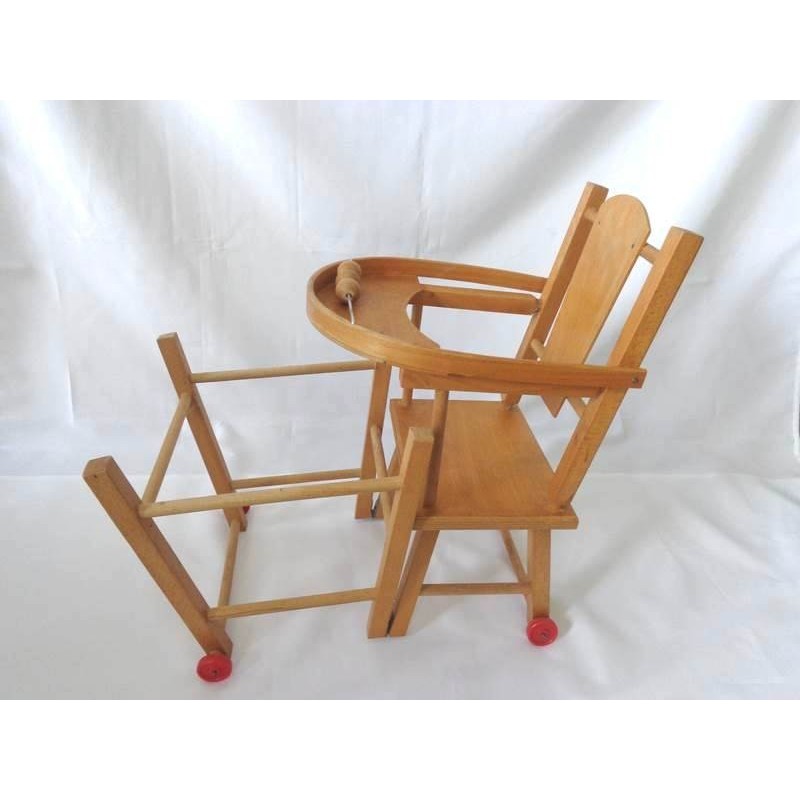 Petite chaise haute pour poupée vintage - Rêve de Brocante