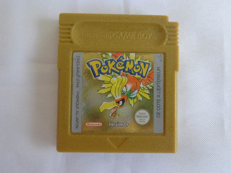 Pokémon Version Or - Jeu Game Boy Color - jouets rétro jeux de société  figurines et objets vintage