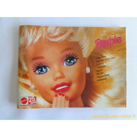 Catalogue jouets Mattel 25 ans de 1995