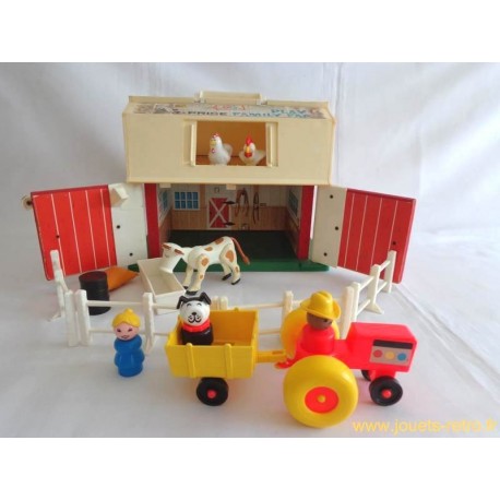 Ferme Fisher Price 1987 - jouets rétro jeux de société figurines et objets  vintage