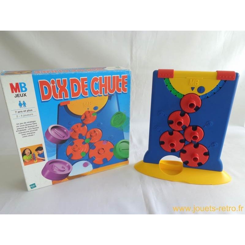 Dix de Chute - Jeu MB 1999 - jouets rétro jeux de société figurines et  objets vintage