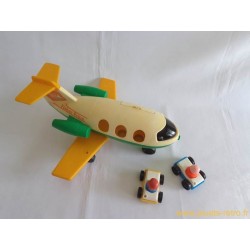 Avion + voitures + personnages Fisher Price