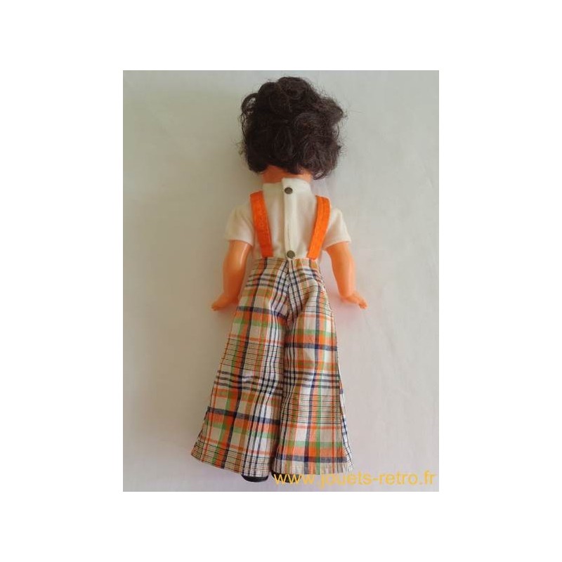 Poupée Vintage Hong Kong Années 1970 - Robe De Présentation Sur Mesure - 31 Cm