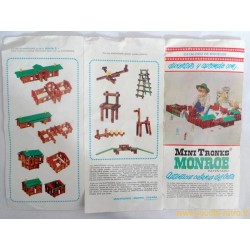 Mini Tronks  jeu de construction bois - Monroe 1967