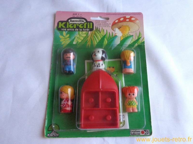 La famille Klorofil de Vulli blister de 5 personnages - jouets