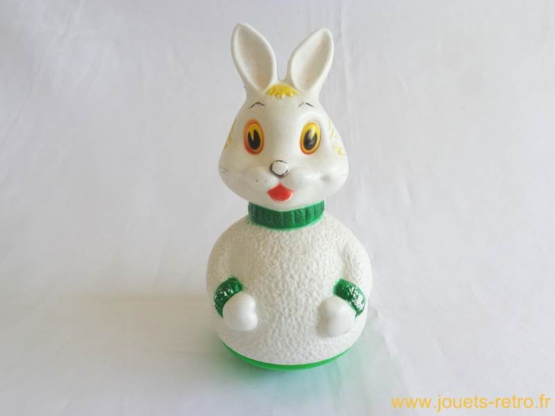 VINTAGE DRÔLE LAPIN Squeaky Caoutchouc Jouet EUR 21,19 - PicClick FR