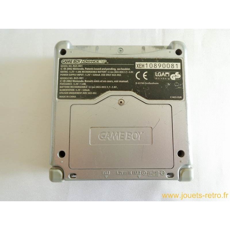 Game Boy Advance SP Rouge + Jeux chargeur et câble (D'occasion) à