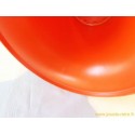 Boite à couture forme tabouret vintage Flair orange