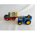 Camion Circus + Tracteur Playmobil 1990