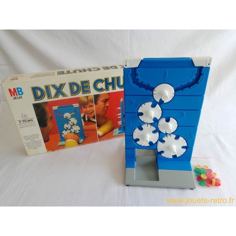 Dix de Chute - Jeu MB 1977-81 - jouets rétro jeux de société figurines et  objets vintage