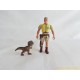 Jurassic Park - Robert Muldoon + bébé Tyrannosaure figurine Kenner 1993