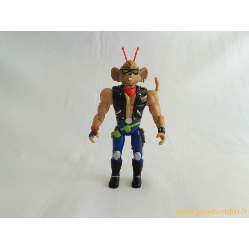 Throttle Biker Mice Galoob 1993 + casque - jouets rétro jeux de société