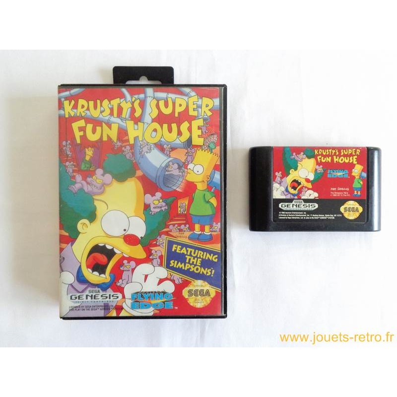 Krusty's super Fun House is a puzzle video game based on