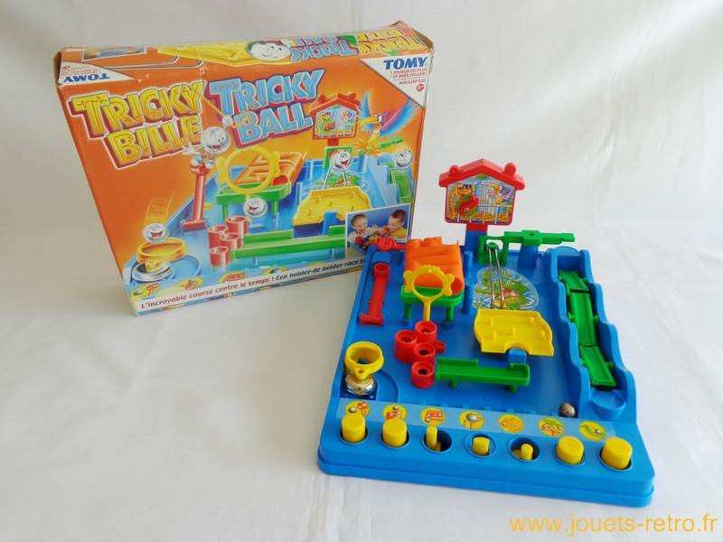 Tricky Bille - Jeu Tomy 1994 - jouets rétro jeux de société figurines et  objets vintage