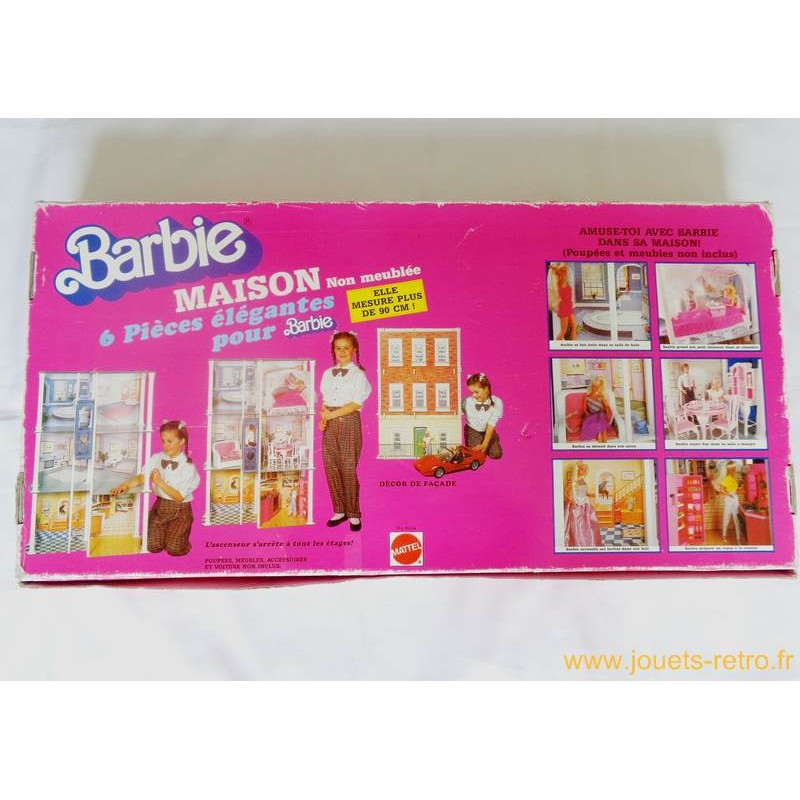 Maison de Barbie Mattel 1986 - jouets rétro jeux de société