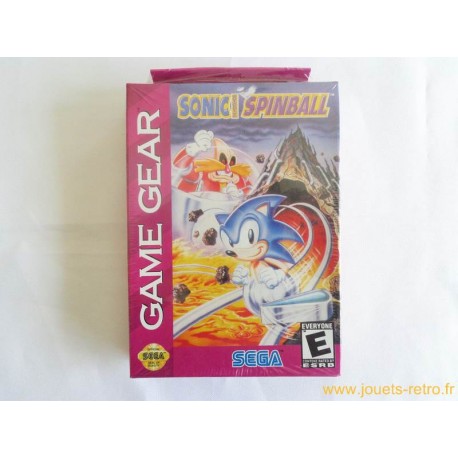Sonic Spinball - Jeu Game Gear NEUF