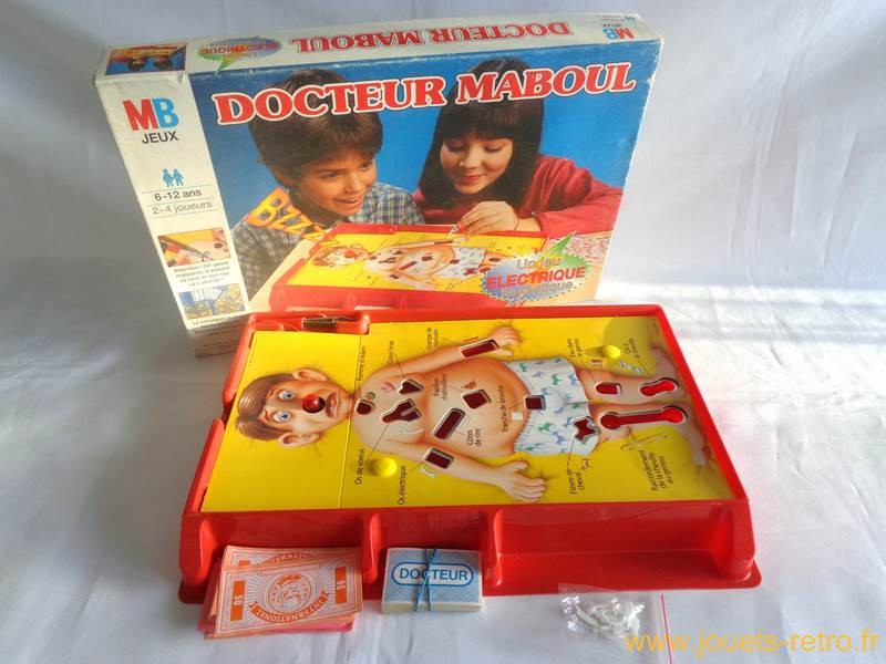 Docteur Maboul - Jeu MB 1996 - jouets rétro jeux de société figurines et  objets vintage
