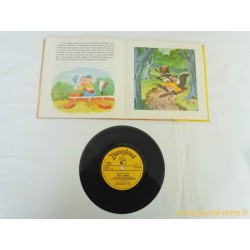 Les trois petits cochons Disney - 45T Livre disque vinyle 