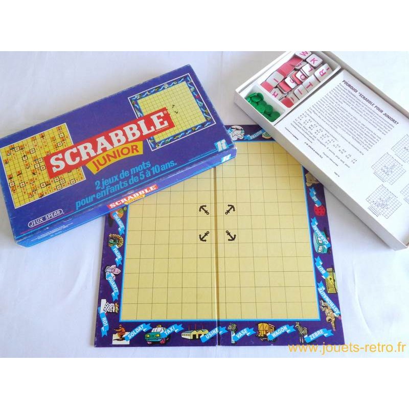 Jeu de société - Scrabble junior - Jeux Spear - 5 ans + - Label Emmaüs