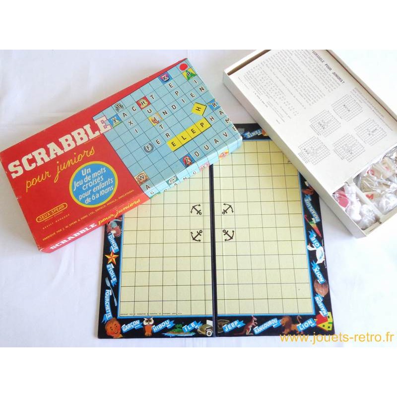 Scrabble Prestige - jeu Spear 1996 - jouets rétro jeux de société