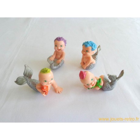 Magic Babies Sirènes lot de 4 figurines - IDEAL 1991