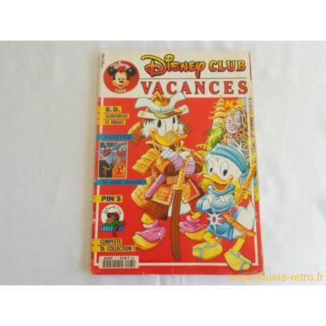 Disney Club Vacances n° 5 magazine avril 1992