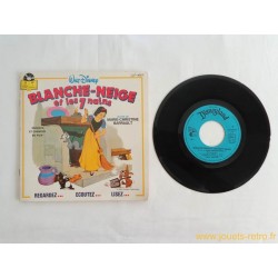 Blanche Neige et les 7 nains - 45T Livre disque vinyle 