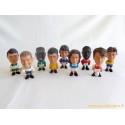 Lot figurines caricature footballeur coupe du monde 98