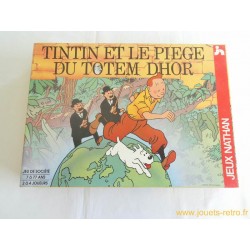 Tintin et le piège du totem dhor - jeu Nathan 1991