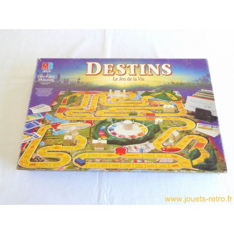 Destins - Jeu MB 1992 - jouets rétro jeux de société figurines et objets  vintage