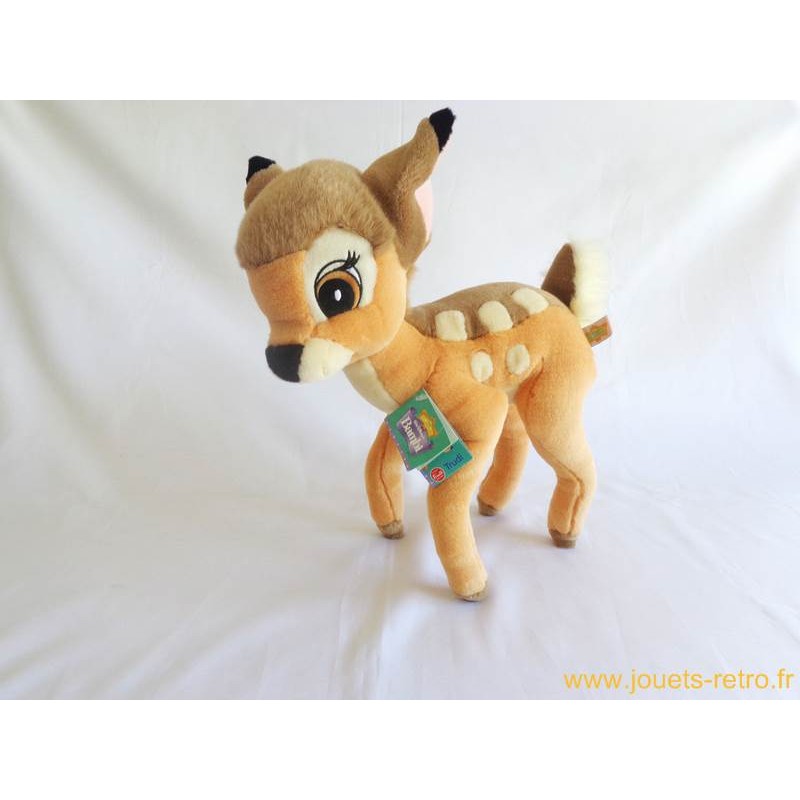 Peluche Bambi - Disney Classics - jouets rétro jeux de société figurines et  objets vintage
