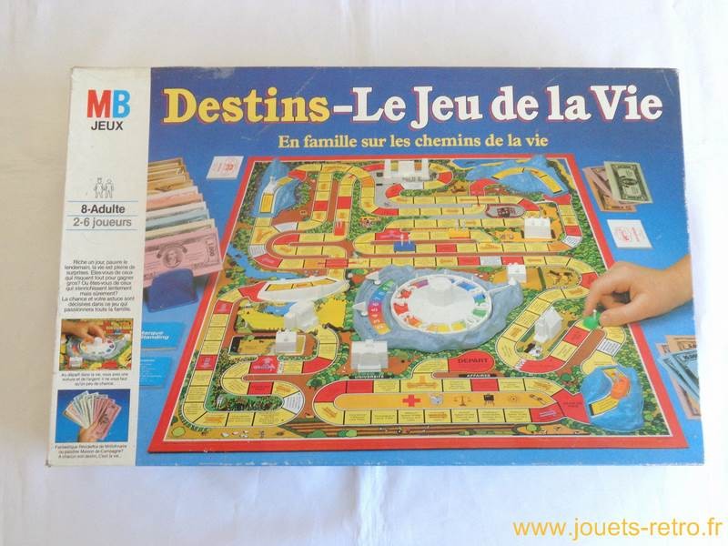 Jeu de société Destins MB jeux vintage - Mademoiselle Pépite