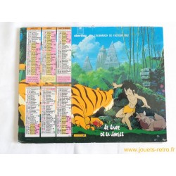 Almanach du facteur 1992 Le Livre de la Jungle coloriage