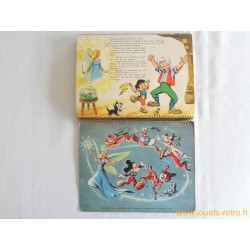 Pinocchio Walt Disney livre pop up - 1957