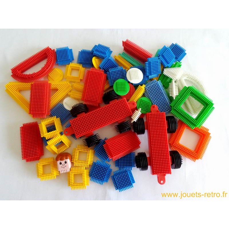 Vrac lot Clipo - jouets rétro jeux de société figurines et objets vintage