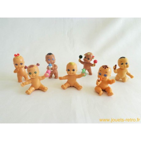 Lot de 7 figurines Babies Paciocchini