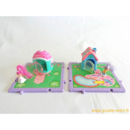 Lot de 2 sets Mini-Pouces - jouets rétro jeux de société figurines