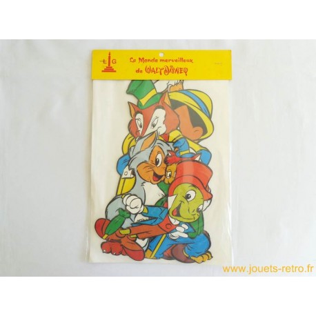 Silhouettes cartonnés Disney Pinocchio