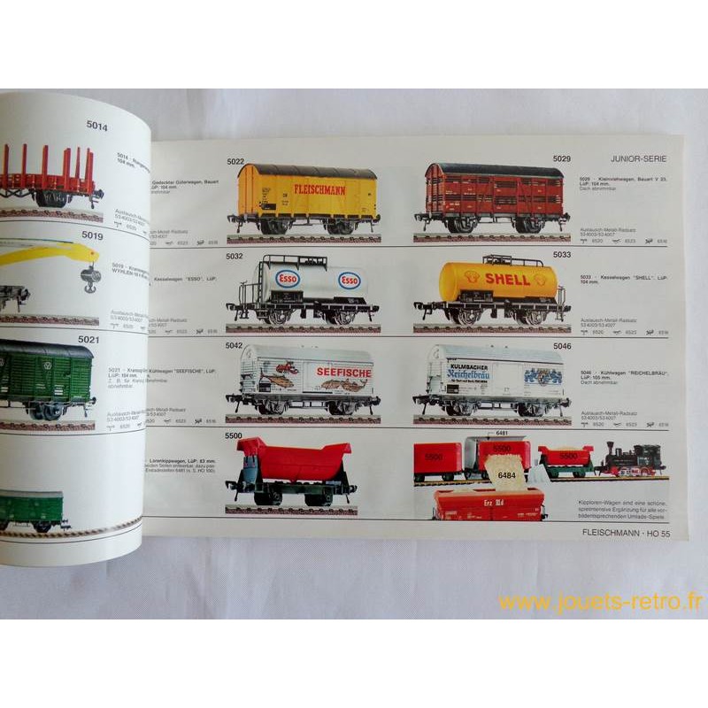 catalogue trains Fleischmann 1987/88 100 ans jouets rétro jeux de