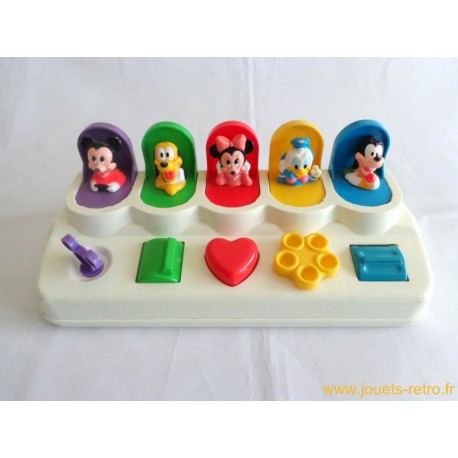 Pop-up Disney Mickey et ses amis Mattel - jouets rétro jeux de société  figurines et objets vintage