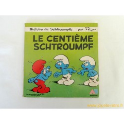 Le centième Schtroumpf - Livre disque 45T