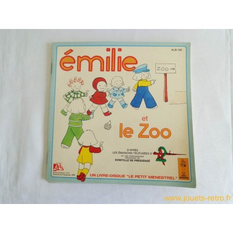 Emilie et le zoo - Livre disque 45T