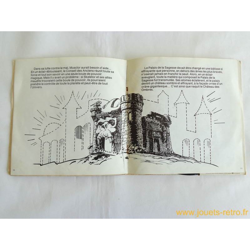 Masters Of The Universe – Livre-disque 45T AB Productions – Le Château Des Ombres – Vintage